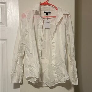 Banana Republic Cream Button Down Shirt